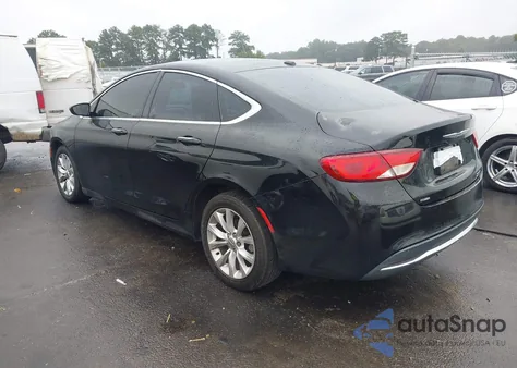 2015 Chrysler 200 C из США, поврежденный, VIN 1C3CCCCB6FN670980